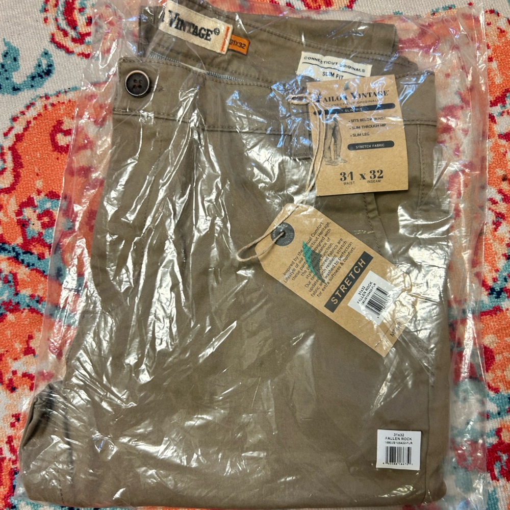 tailor vintage slim fit jeans. NWT